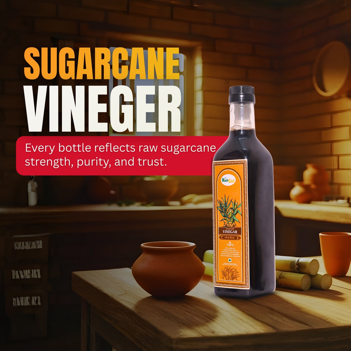 Sugarcane Vinegar